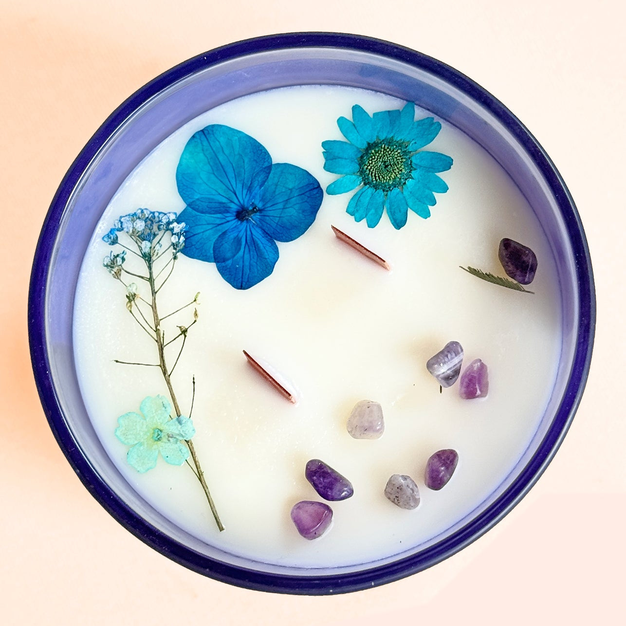 Amber Vanilla Soy Coconut Wax Candle ( Me Time ) – Clean-Burning, Phthalate-Free