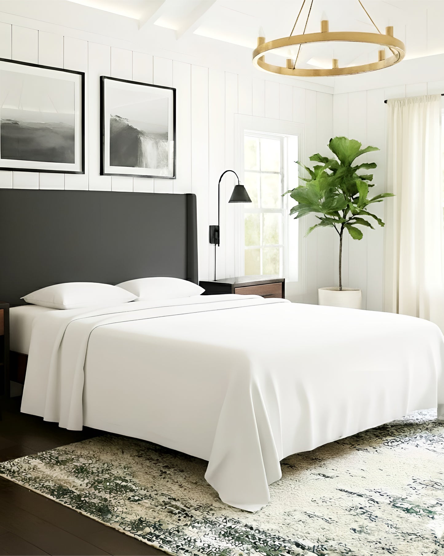 100% Pure Certified Egyptian Cotton King Sheet Set - 400 TC BedSet