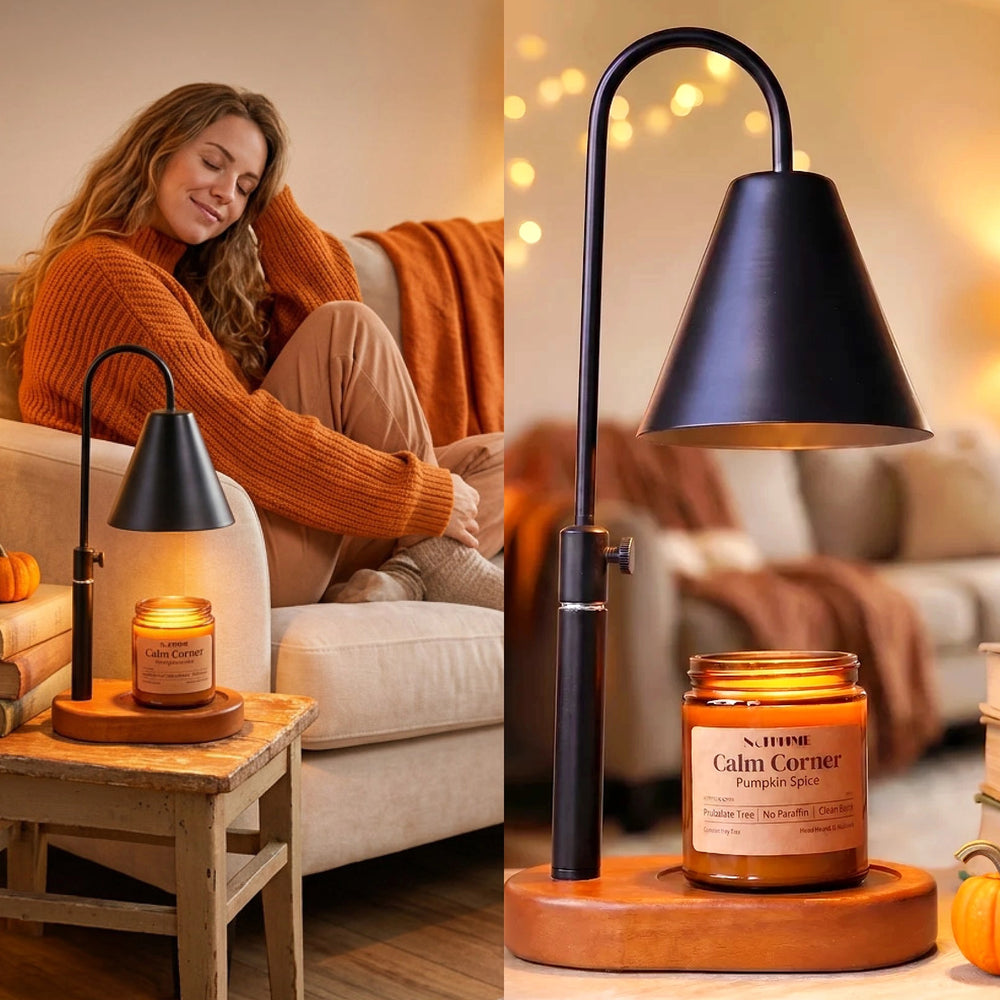 candle warmer with a candle