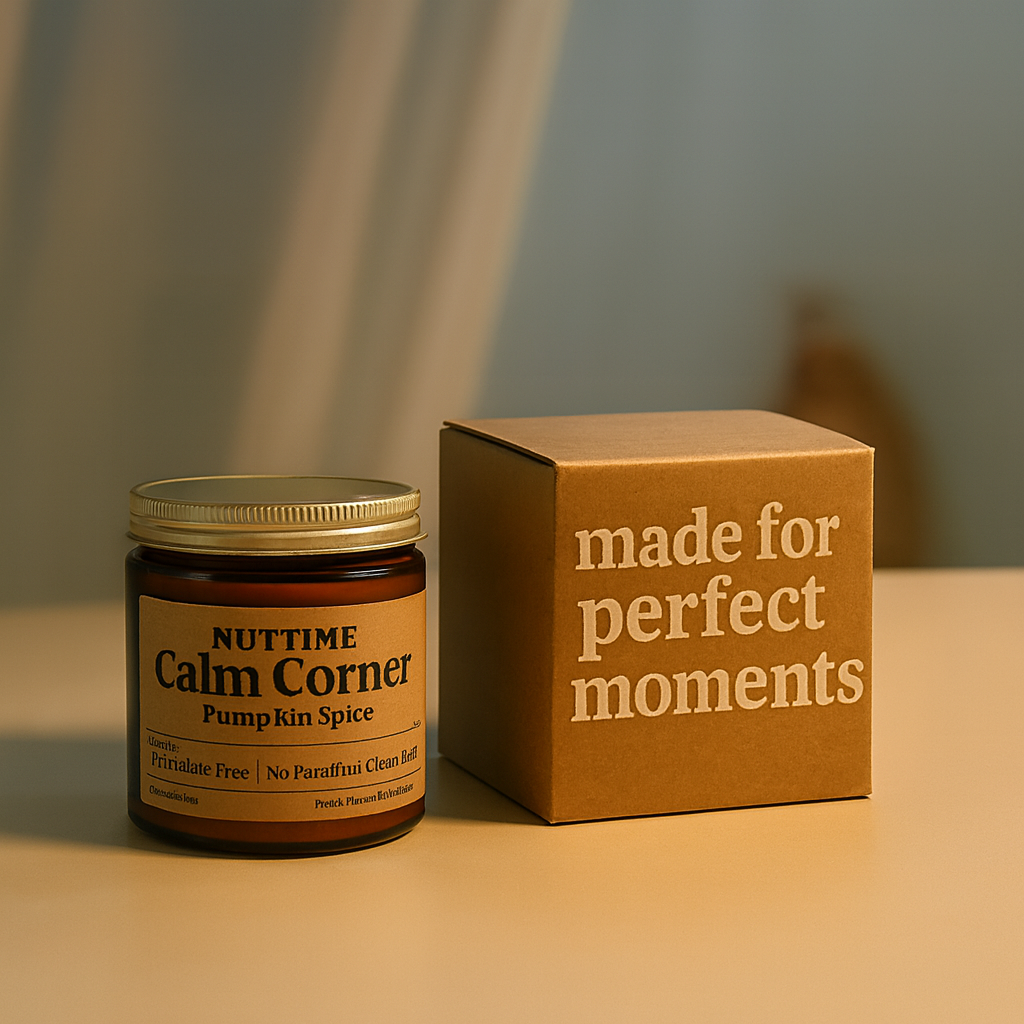 Pumpkin Coconut Soy Candle | Paraffin-Free |