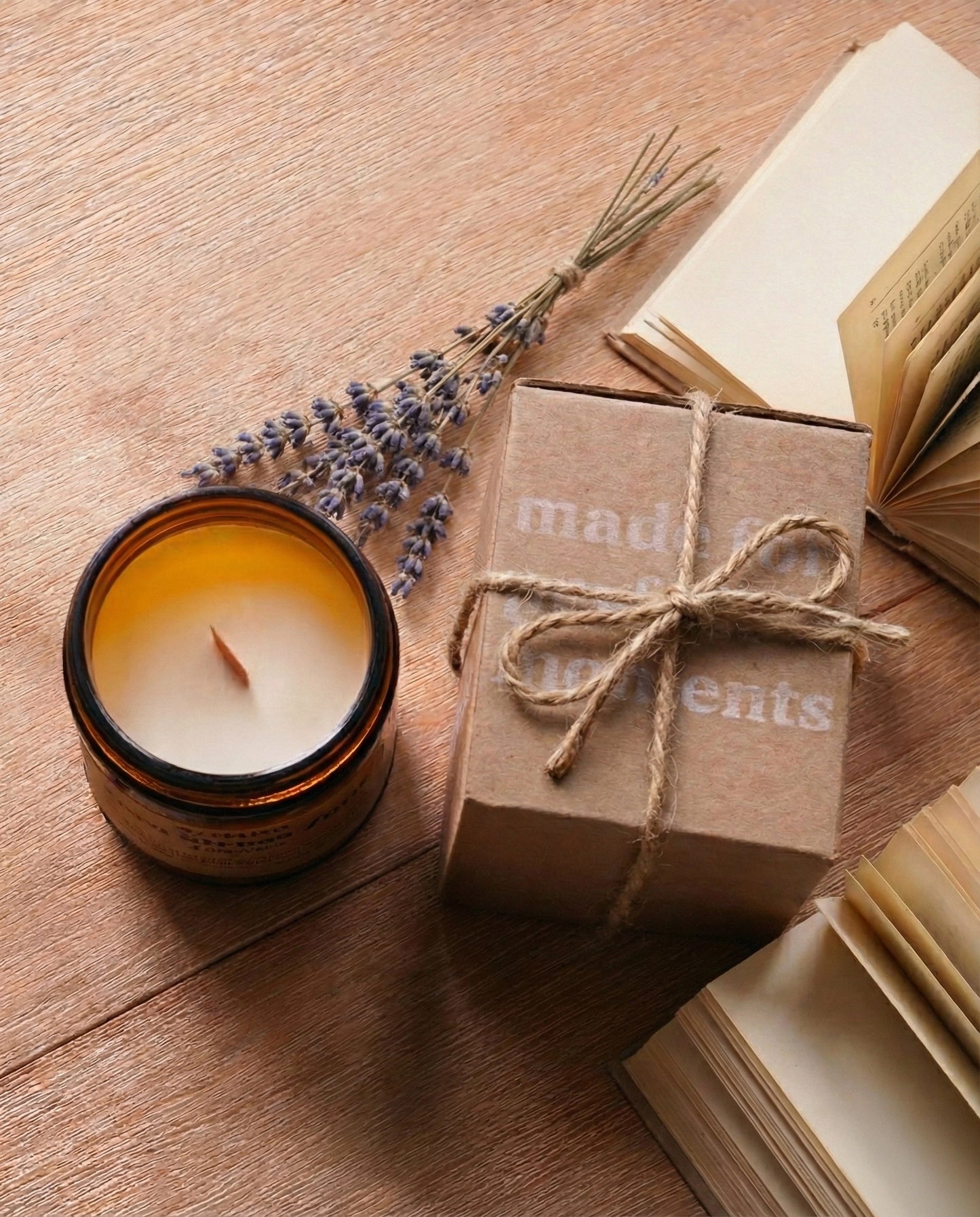 Lavender Clean-Burn Candle.