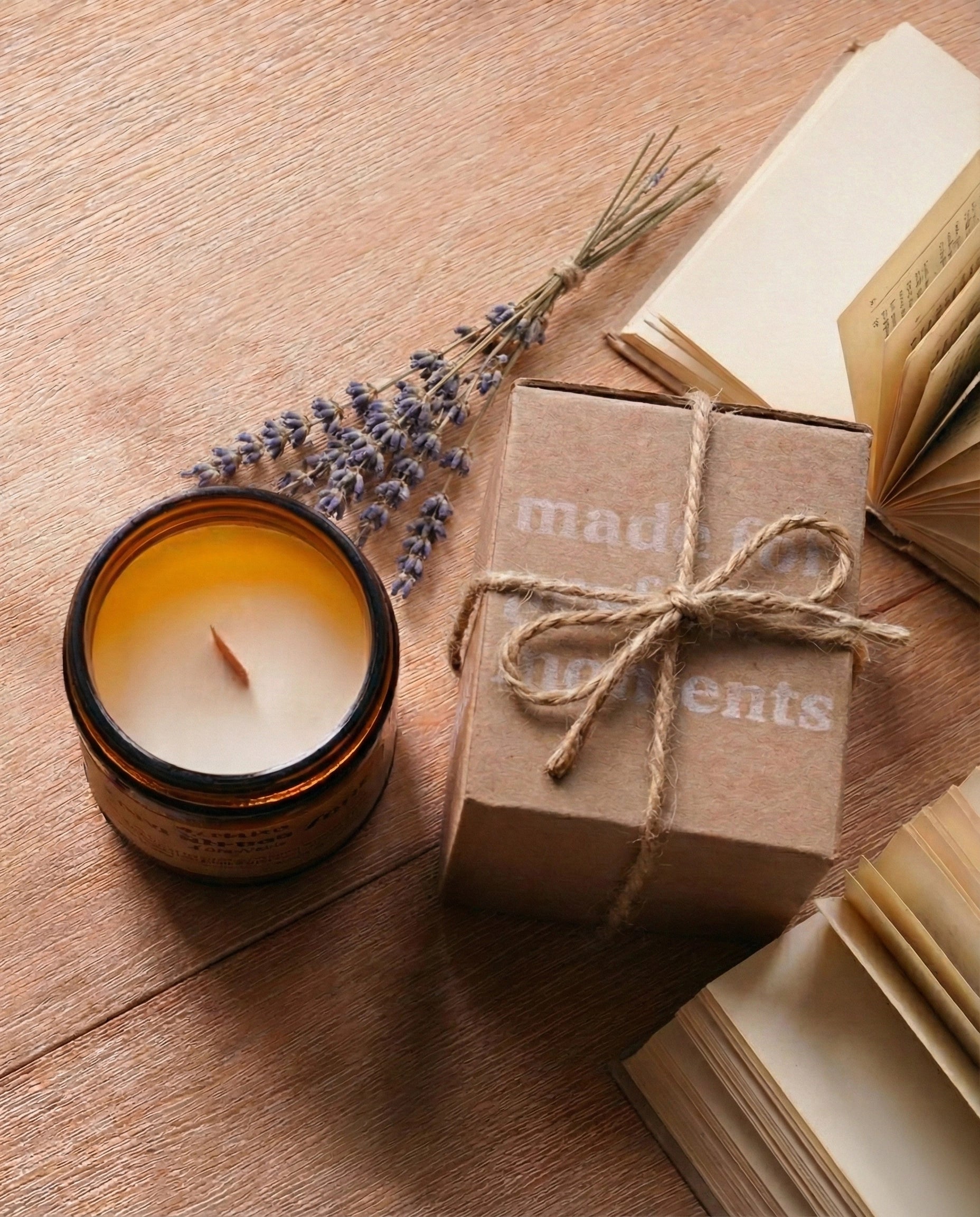 Lavender Clean-Burn Candle.