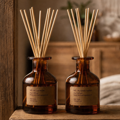 Reed Diffuser Duo - Clean Cotton & Lavender