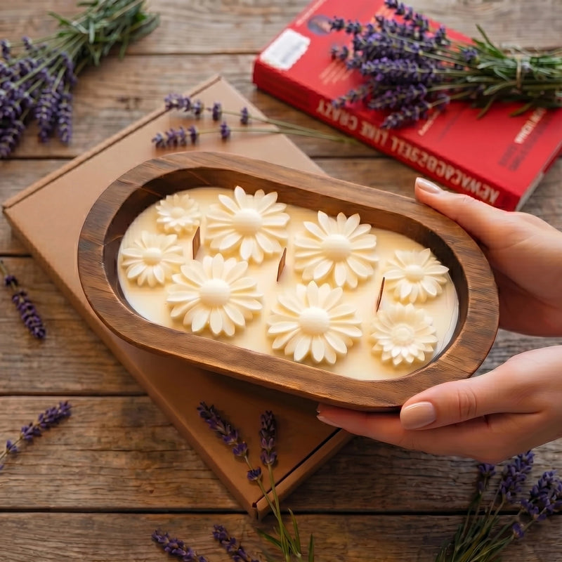  Lavender Candle Dough Bowl