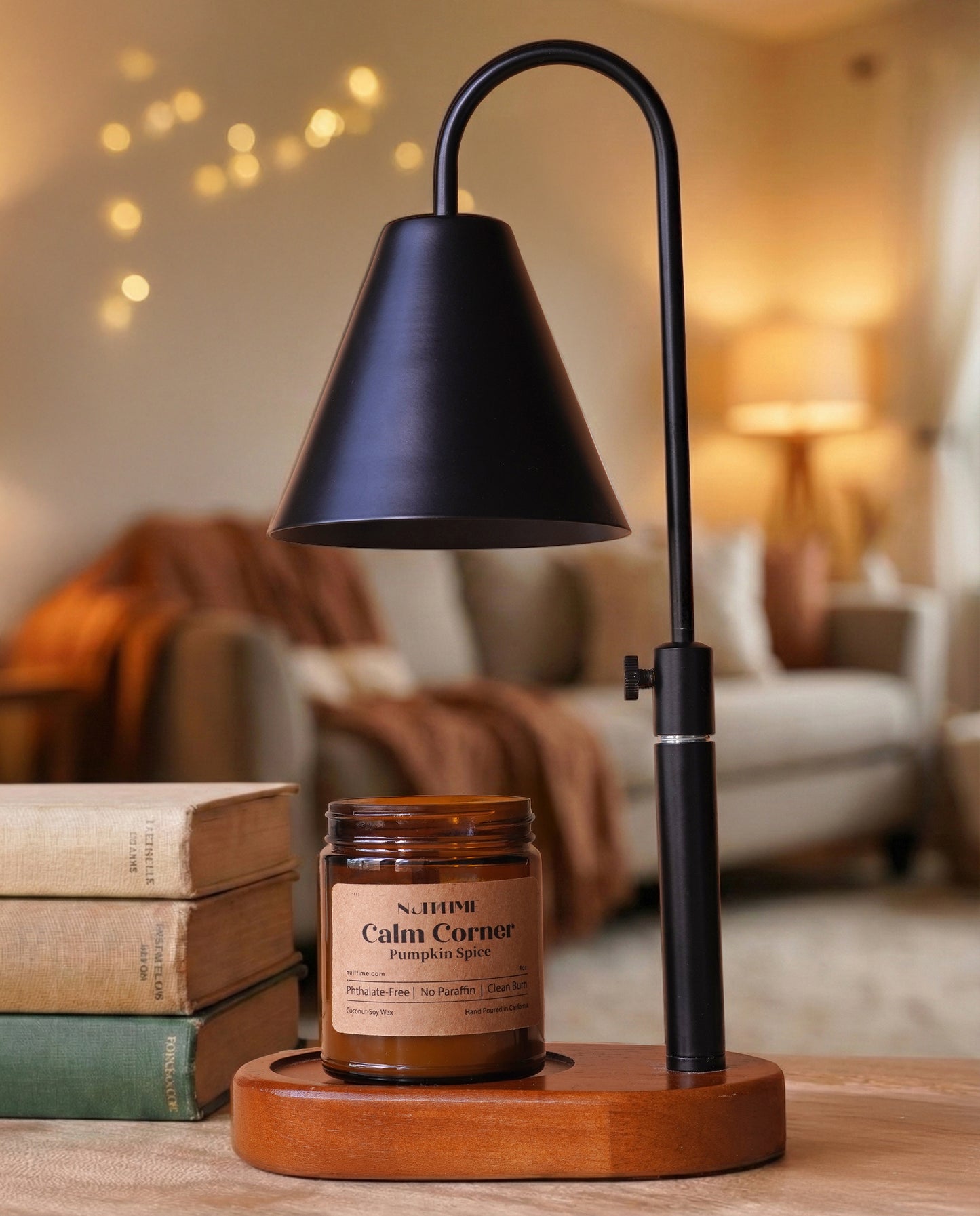 Candle with Warmer Lamp with Free Coconut Soy Wax Candle