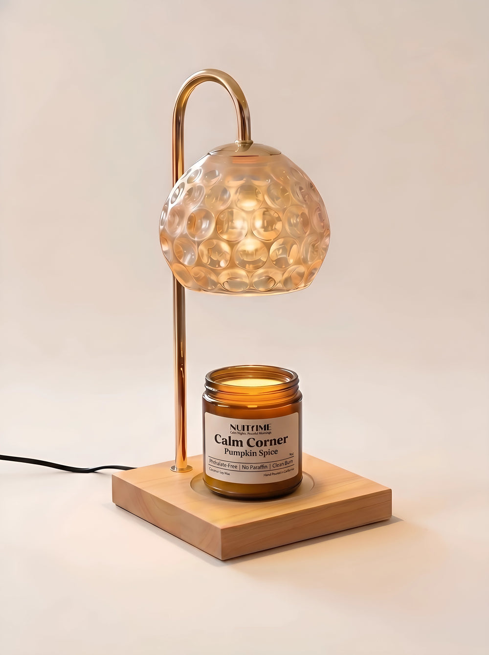 Candle Warmer & Pumpkin Spice Candle Jar