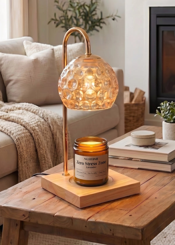 Candle Warmer & Lavender Candle Jar