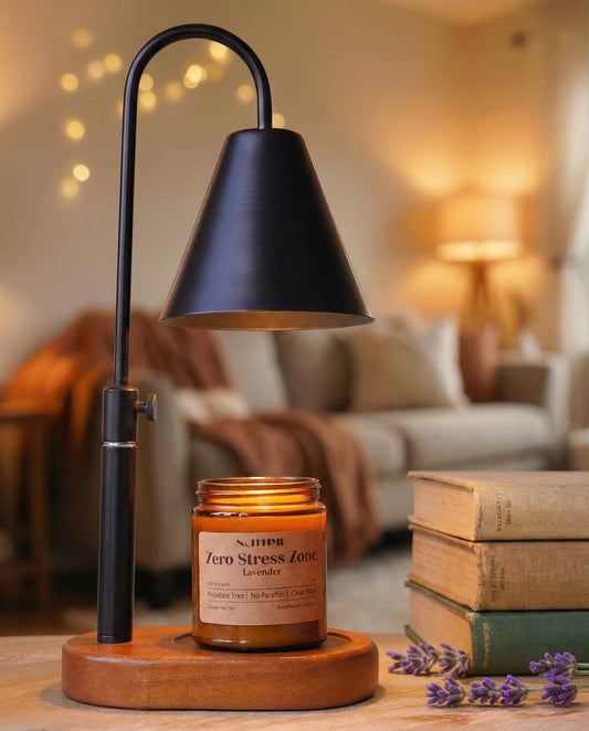 Candle Warmer & Lavender Candle Jar