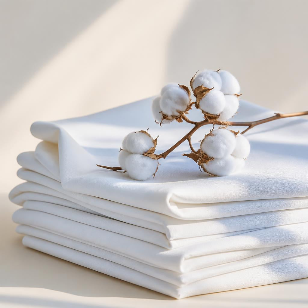 White Egyptian Cotton Sheet Set, 400 TC, Great for Sensitive Skin