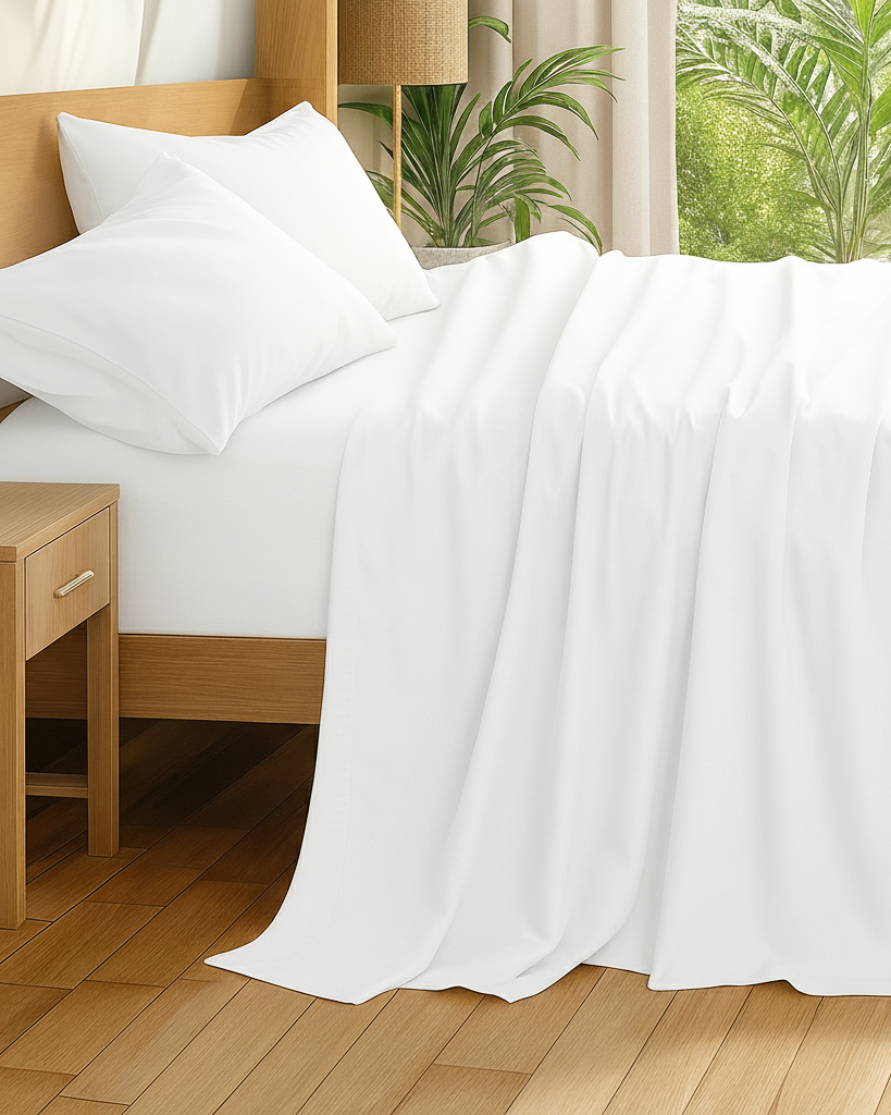 100% Pure Certified Egyptian Cotton King Sheet Set - 400 TC BedSet