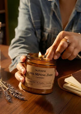 Non-toxic coconut soy wax candle 9oz jar