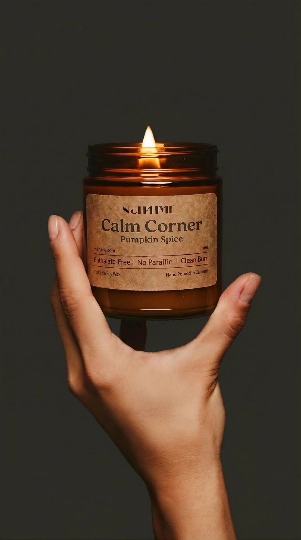 Non Toxic Coconut Soy Scented Wax Candle