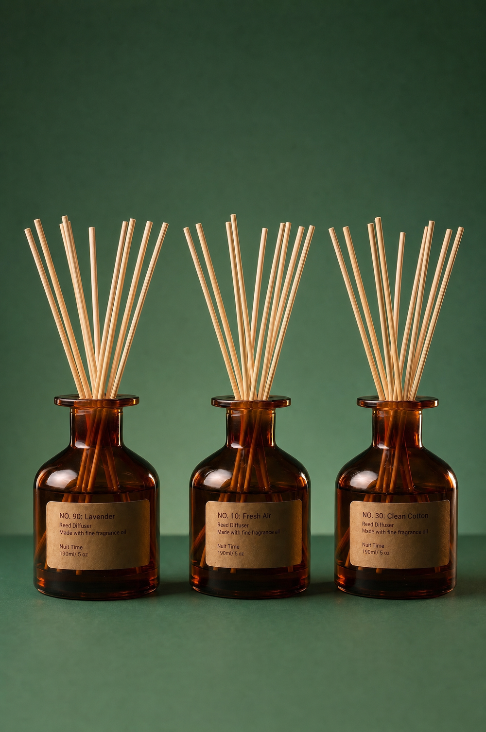 Reed Diffuser Trio - Fresh Air, Clean Cotton & Lavender