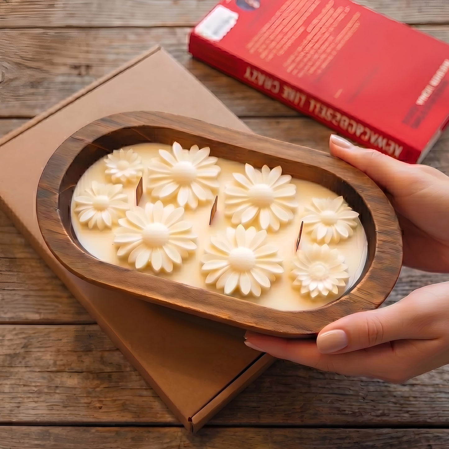 Vanilla Candle Dough Bowl